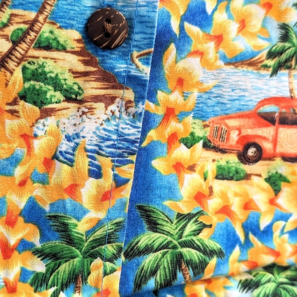 Hilo Hattie Hawaii Original Vtg Cotton Tropical Beach Vacation Shirt, S. HP! - Picture 11 of 15